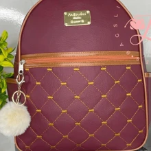 Backpack Bag Original Fashion Retail Wholesale College Backpack Work - 紫紅色 - 查看 1