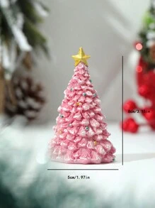 1pc Resin Christmas Tree Decor Ornament, Home Decoration For Christmas Holiday,Christmas