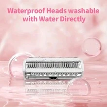 1 Máy cạo râu điện mới, Máy cạo râu bikini cho phụ nữ, Thiết bị triệt lông nách, vùng kín & triệt lông toàn thân - Hồng - Xem 7