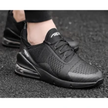 Super Cute Black Sneakers 270 Unisex Casual Sporty - 80% OFF Promotion - 黑色 - 查看 5