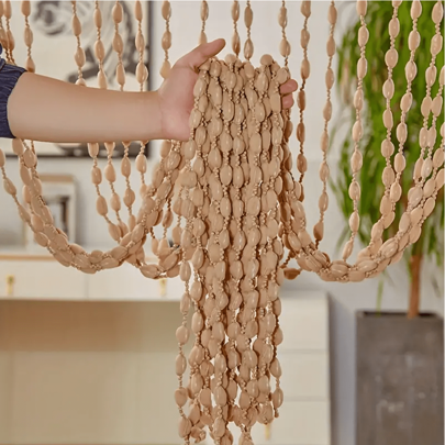 1 pieza Tela con flecos para decoración de cortinas para bodas, 39.37 X 78.74 pulgadas, cortina divisora de ambientes para decoración del hogar, telón de fondo para fiestas y festivales, cortina para portales