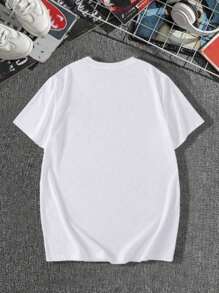 The Black Parade Streetwear 100% Cotton Unisex T-Shirt Fast Shipping - 白色 - 查看 2