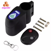1PCS Smart Wireless Remote Control Bike Bicycle Anti-Theft Alarm With Siren Vibration Shock Sensor - Black - View 3