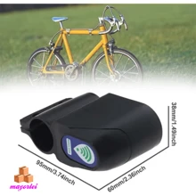 1PCS Smart Wireless Remote Control Bike Bicycle Anti-Theft Alarm With Siren Vibration Shock Sensor - Black - View 4