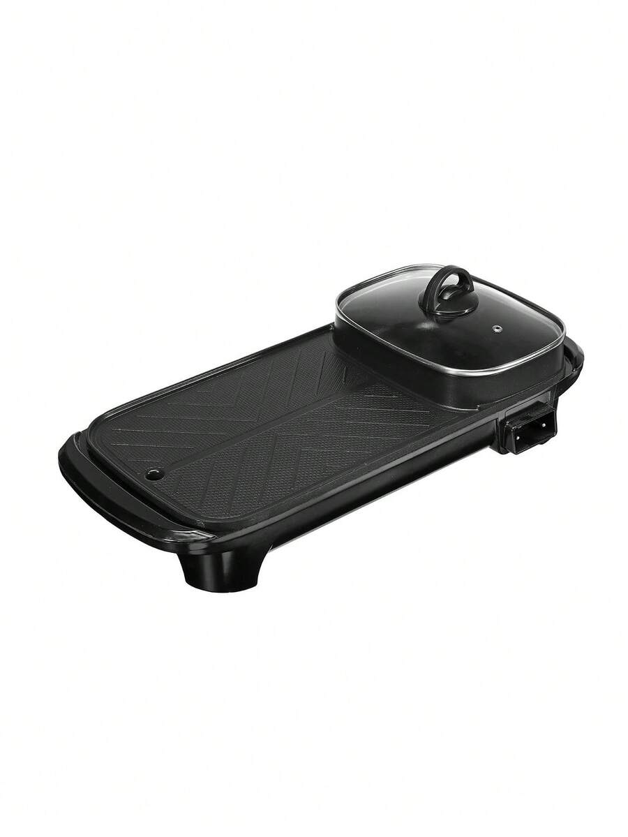 2 In 1 Electric Hot Pot Oven Smokeless Barbecue Machine Home BBQ Grills