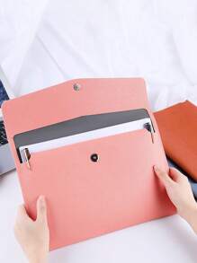 1 cái Bìa đựng hồ sơ A4 bằng da tùy chỉnh, Túi đựng tài liệu dung lượng lớn, Vật dụng văn phòng Lưu trữ hồ sơ kinh doanh Phong bì đựng hồ sơ Trở lại trường, Trở lại trường, Vật dụng trường học - Nhiều màu - Xem 13