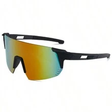 1 Cặp Kính Thời Trang Unisex - Tròng Kính PC Và Gọng, Thiết Kế Gọng Lớn, Thích Hợp Cho Thể Thao Ngoài Trời, Đạp Xe Và Lái Xe - 8011 - Xem 11