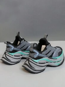 Extra Thick Sole Chunky Sneakers Women, Running Shock Absorbing Lightweight Athletic Shoes, Casual Outdoor Footwear, New Autumn Style