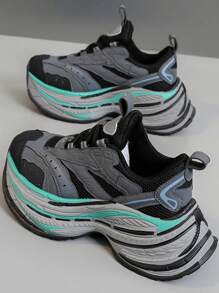 Extra Thick Sole Chunky Sneakers Women, Running Shock Absorbing Lightweight Athletic Shoes, Casual Outdoor Footwear, New Autumn Style