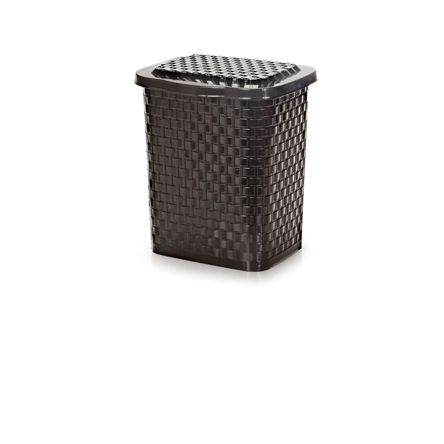 RATTAN TRASH CAN 4 LITERS - màu đen - Xem 1