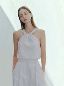 Women Tank Tops & Camis - 白色 - 查看 1