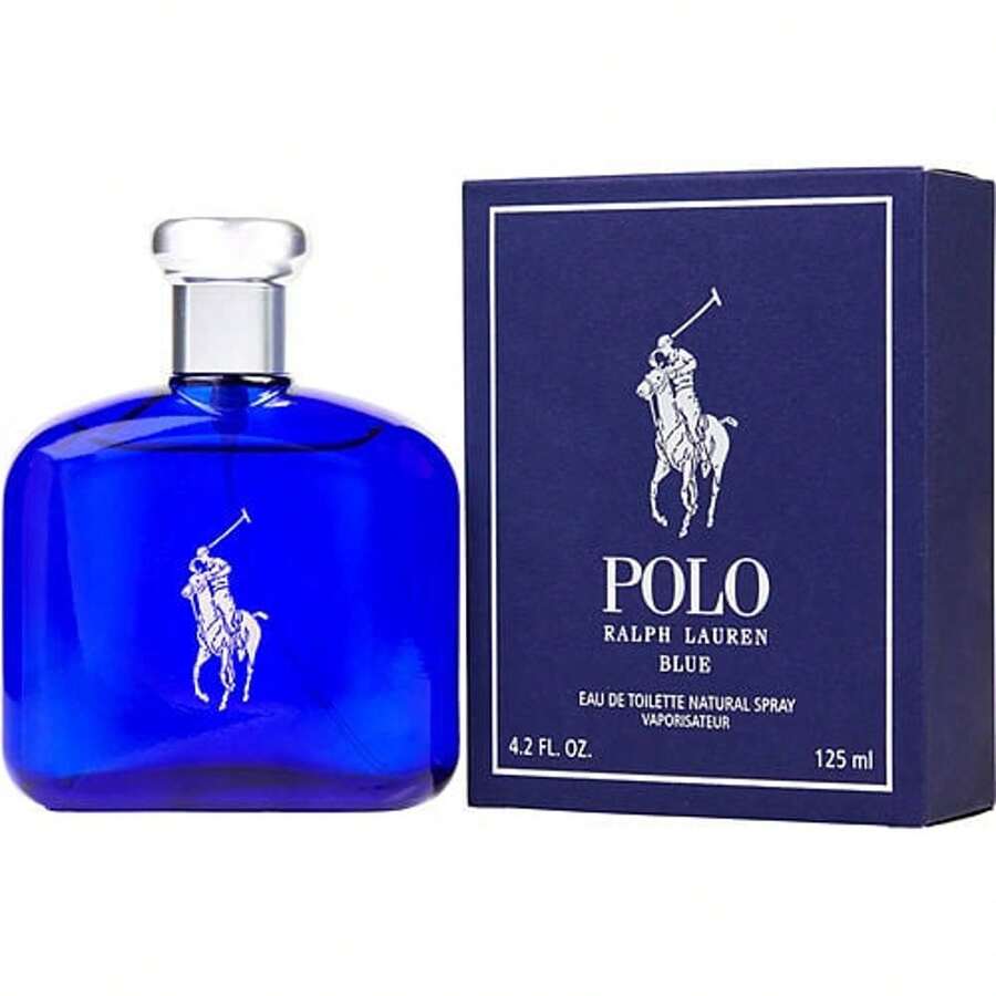 Polo Blue By Ralph Lauren Men Melon, Mandarin Orange, Woodsy Notes, Suede, Musk Evening Edt Spray 4.2 Oz - Nhiều màu - Xem 1