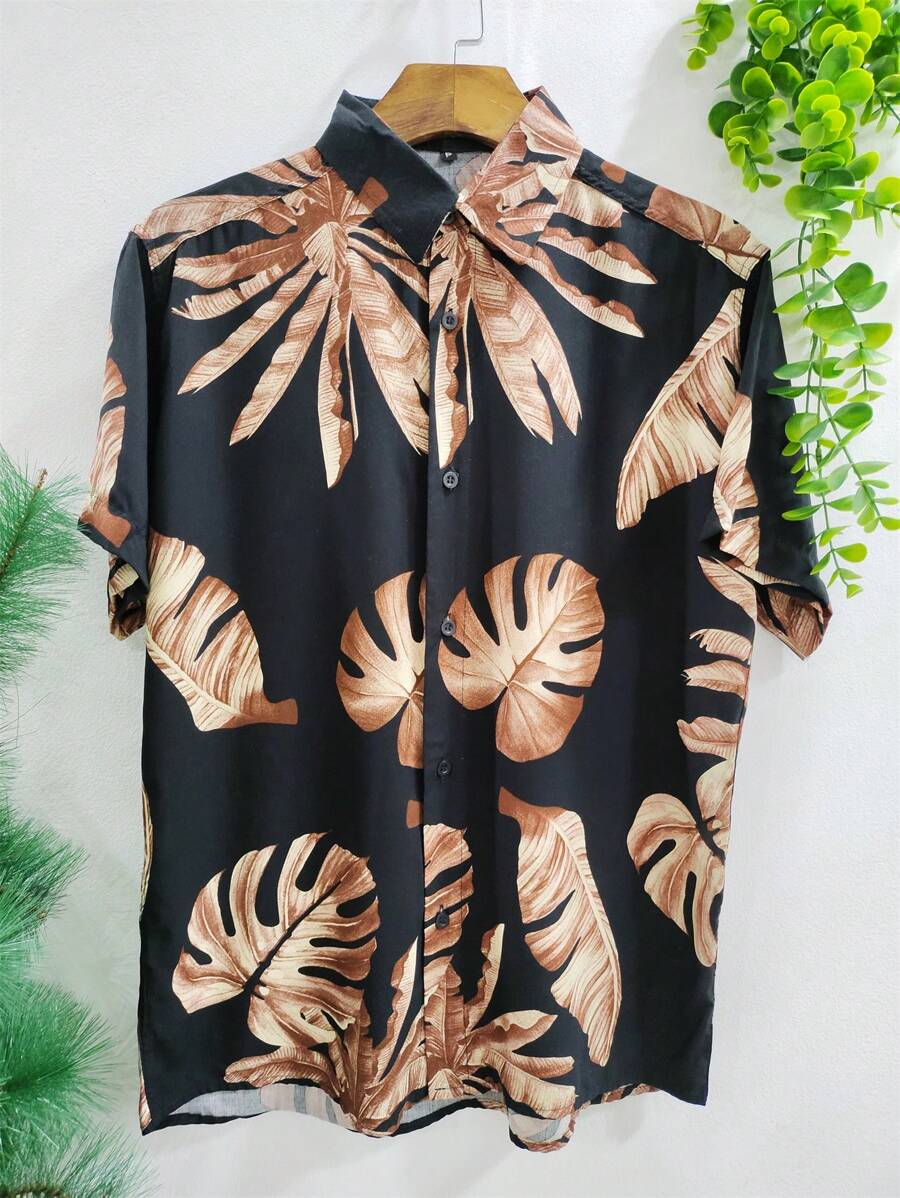 Men Shirts - 黑色 - 查看 1