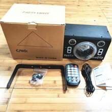 Oświetlenie imprezowe DJ Disco Light 120 Figure Blue DJ Disco Ball Light Stroboskop sceniczny LED Sterowany dźwiękiem Pilot zdalnego sterowania Nadaje się na imprezy w barze Boże Narodzenie Urodziny Wesele Romantyczne dekoracyjne oświetlenie tworzące atmosferę Impreza rodzinna Święto Klub remontowy