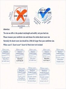 KUUP-ZHIZAO 3pcs Holiday Bedding Set: 100% Polyester 80gsm Heart Pattern Duvet Cover And Pillowcases (1 Duvet Cover + 2 Pillowcases)