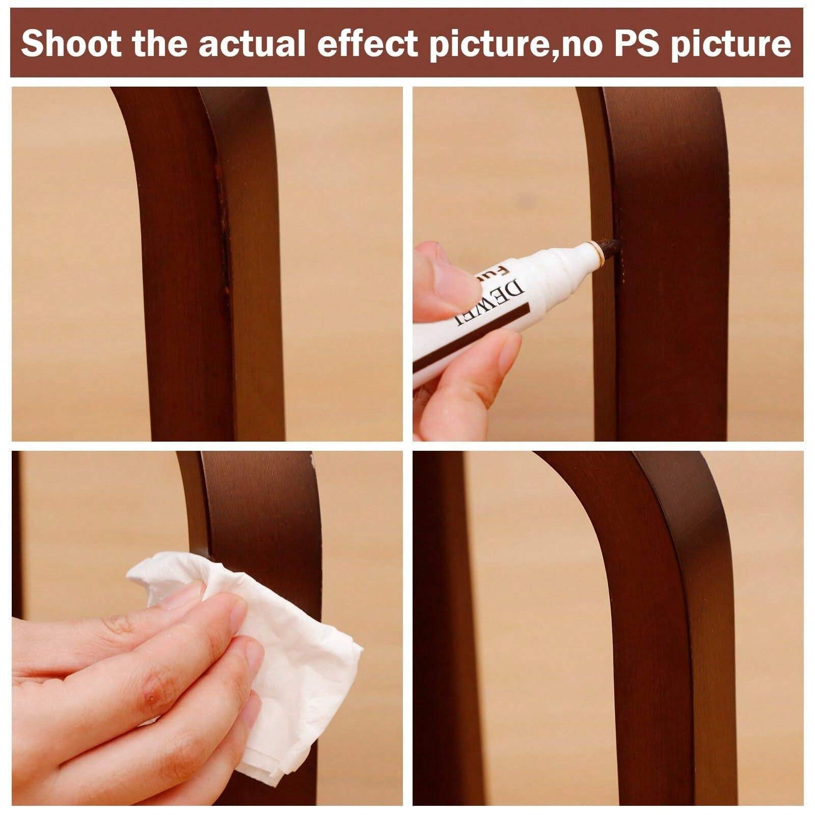 DEWEL Wood Filler, Wood Floor Scratch Remover, Wood Furniture Repair