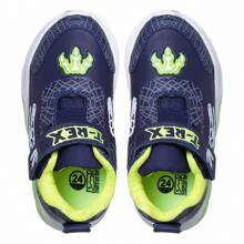 Footz. Boys' Self-Adhesive Sneakers With Comfortable Led Light Navy Blue - 藏蓝色 - 查看 4