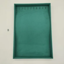 1pc 35*24cm Jewelry Tray, Earring Necklace Bracelet Display Stand, Ring Organizer Box