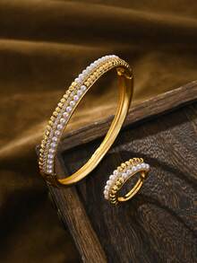 新款女士手链、戒指和首饰套装，具有波西米亚风格和 Crush 系列，适合日常佩戴和节日礼物 - 查看 1