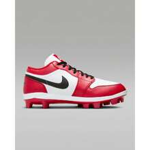 Nike Air  1 Retro MCS Low CJ8524-611 Mens Red White Baseball Cleats NR9272 - 紅色 - 查看 3
