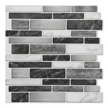 Art3d 10pcs 12''X12'' Peel And Stick Backsplash Tile,Easy DIY,Self Adhesive Wall Tiles For Home Decor,Kitchen,Marbel Design