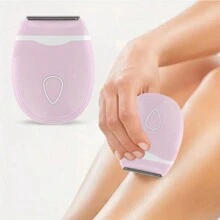 1 Máy cạo râu điện mới, Máy cạo râu bikini cho phụ nữ, Thiết bị triệt lông nách, vùng kín & triệt lông toàn thân - Hồng - Xem 1