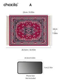 choxila 1pc Carpet Mouse Pad, Rug Mouse Pad, Turkish Style Carpet Mousepad, Computer Mouse Pad, Desk Accessories Back To School Gaming Mouse Pad Desk Accessories Office Supplies Office Office Desk Accessories Mouse Pad For Desk - Mouse Pad - View 6