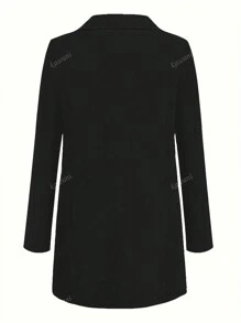 Nova Blazer Cardigan Slim Fit de Estilo Ocidental Casual e da Moda com Lapela para Mulheres, para Primavera e Outono