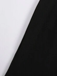 3pcs Young Girl Solid Color Casual Flare Pants Set, Fall - Black - View 5