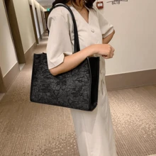 Túi Tote Đeo Vai In Hình Toàn Thân Thời Trang Cho Nữ, Quà Tặng Ngày Của Mẹ Cho Mẹ Túi Tote In Chữ Cổ Điển Túi Đeo Vai Sức Chứa Lớn Túi Đeo Hông Hoàn Hảo Để Đi Làm Túi Đi Học, Túi Tote Đi Học, Ba Lô Quay Lại Trường Học, Sức Chứa Lớn - Nhiều màu - Xem 8