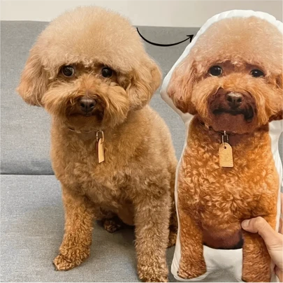 1pc Custom Photo Pillow, Custom Picture Pillow, Personalized 3D Pillow, Custom Head Pillow, Custom Face Pillow, Cutom Pet Pillow, Dog Pillow, Custom Dog Gift, Head Cushion, Basketball Team Toys, Gift For Dad/Mom/Her/Him/Girlfriend/Boyfriend/Pets, Birthday Gift For Couples, Wedding Gift, Anniversary Gift, Housewarming Gifts Christmas Gift