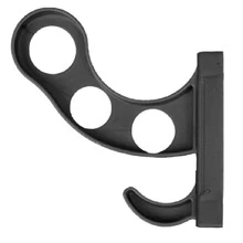 Kit 10 Reinforced Motorcycle Helmet Wall Mount Holder - 黑色 - 查看 2