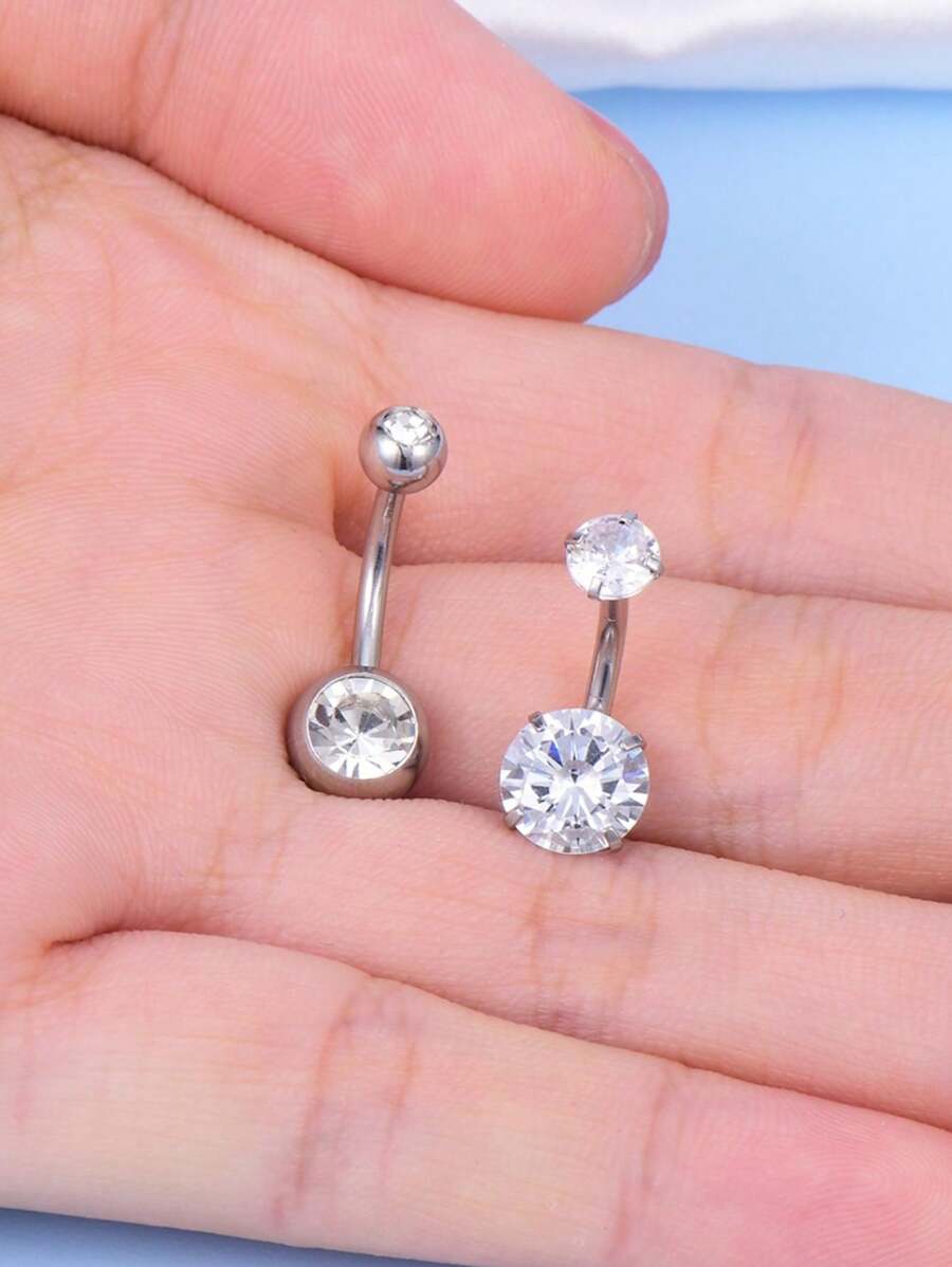 CIZME Self Belly Button Piercing Needles Kit 14G Belly Piercing Needle