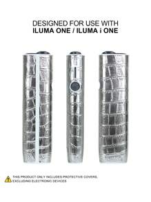 1 peça para IQO S ILUMA ONE capa protetora Iluma I One 360 graus acessórios de proteção superfície couro PU concha presente