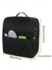 1pc, Stand Mixer Cover For KitchenAid, Mixer Dust Proof Cover With Accessory Storage Pockets And Handles, Fits All Tilt Head & Bowl Lift Models - Multicolor - View 2