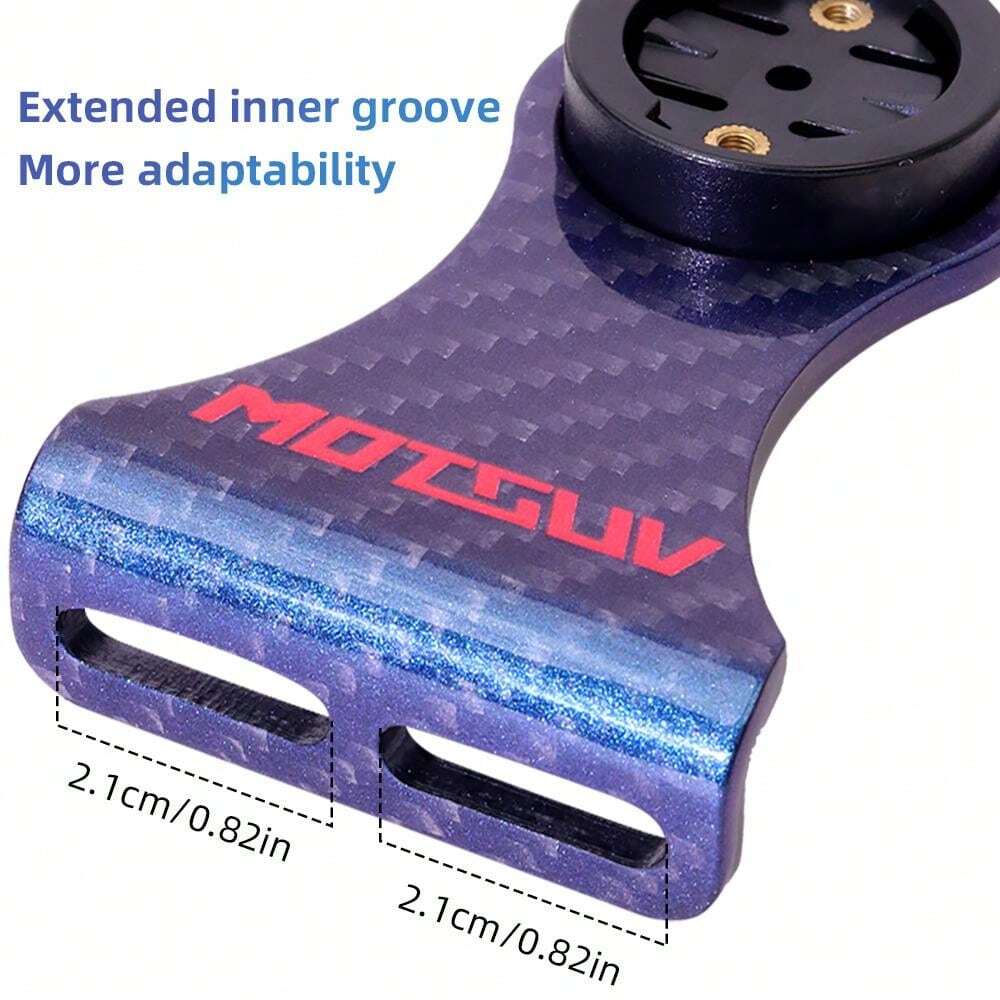 ColorChanging Carbon Fiber Bike Computer Mount Extension Bracket For
