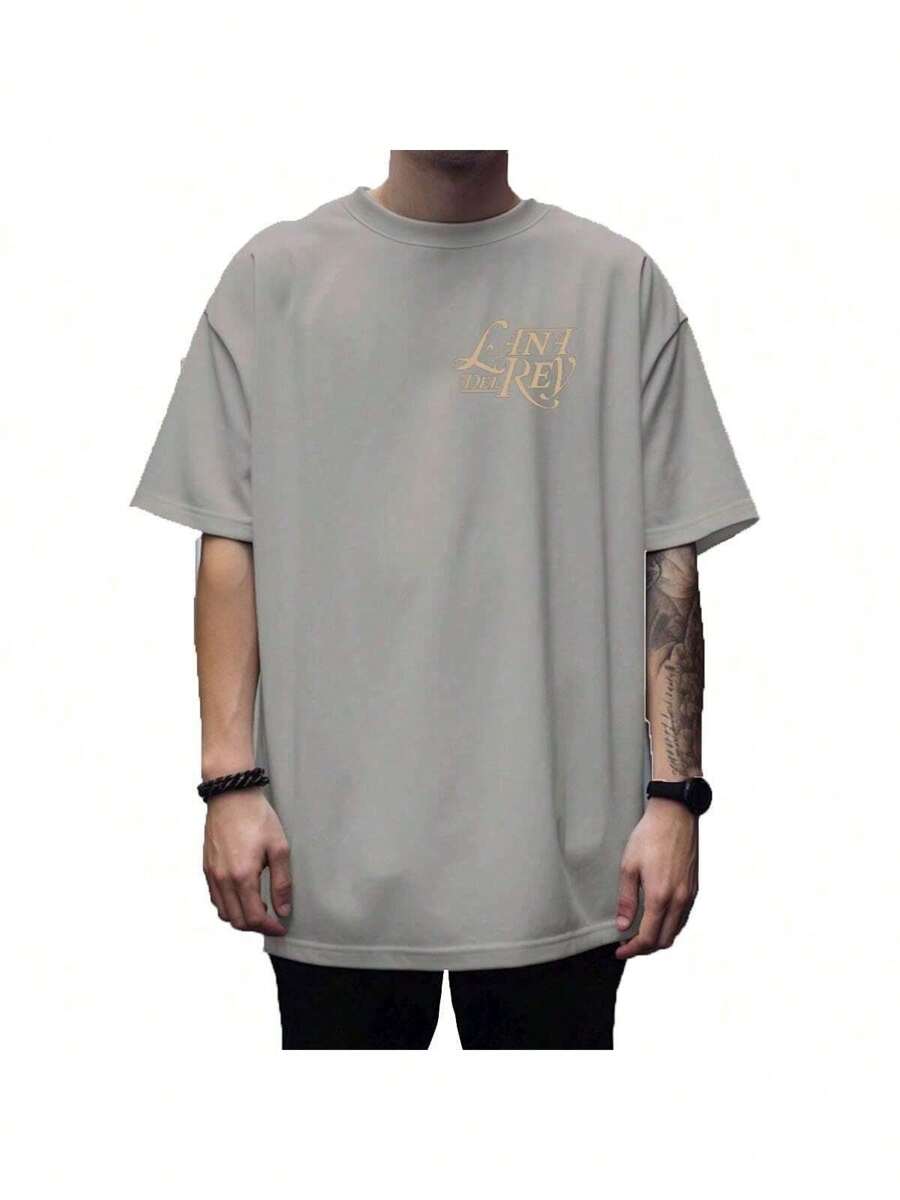 Camiseta 100% Algodão LANA DEL REY fio 30.1 SILPJ1 - Cinza - Visão 1