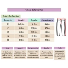 Kit 4 Baby Boy Girl's Sweatpants 100% Cotton - 藍色 - 查看 8