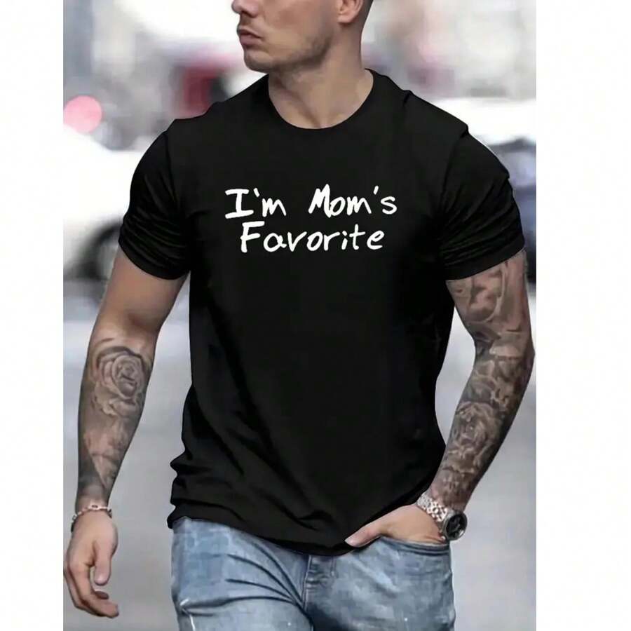 Camiseta Masculina Estampa Frase em Inglês Camisa Casual Moda - Preto - Visão 1