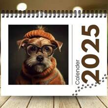 Dogs In Glasses Calendar 2025 Cute Funny Dog Monthly Wall Calender 12 Month - Spectacles Dog - View 7