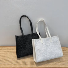 Túi Tote Đeo Vai In Hình Toàn Thân Thời Trang Cho Nữ, Quà Tặng Ngày Của Mẹ Cho Mẹ Túi Tote In Chữ Cổ Điển Túi Đeo Vai Sức Chứa Lớn Túi Đeo Hông Hoàn Hảo Để Đi Làm Túi Đi Học, Túi Tote Đi Học, Ba Lô Quay Lại Trường Học, Sức Chứa Lớn - Nhiều màu - Xem 2