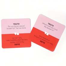Mini Small Size Truth Or Dare For Couples, Sex Games For Couples / Lovers , Adult Sex Games For Party, Date Night Game For Couples