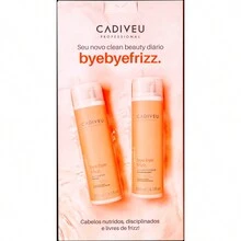 Cadiveu Bye Bye Frizz Kit 250ml + Quartzo Shine Protein Cream - 彩色 - 查看 3