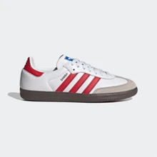 Adidas Originals Adidas Samba OG Premium Sneakers, Timeless Retro Trainers In Fall Tones, Leather & Suede Construction, Low-Top Casual Sneaker For Outdoor, Sports, Sambas For School And Work, Daily Shoes For Skate Outfit - 紅色 - 查看 2