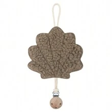 1pc Soft Plush & Beechwood 3-Hole Pacifier Clip Chain For Baby, Suitable For Daily Use In Winter, Animal Shaped Pacifier Holder