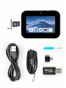 D6 Triple Camera 64 Million Pixels CCD Digital Camera Video Music Photography OLED Touch Screen Card Camera