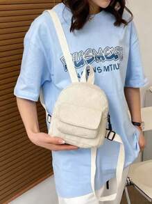 Tên tùy chỉnh Thêu Thủ công Cá nhân hóa Lông cừu Túi nhỏ mới Phong cách hợp thời trang Phong cách trường học Thời trang Cổ điển Ba lô học sinh tiểu học và trung học Túi vuông nhỏ Quay lại trường Ý tưởng quà tặng mùa đông cho bé trai bé gái Ngày lễ tình nhân - Nhiều màu - Xem 6