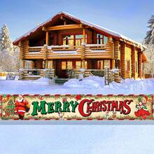 1 Pc Cảnh máng cỏ tôn giáo Biểu ngữ sân Giáng sinh (19,6 X118 inch), Vườn Giáng sinh cổ điển Ông già Noel Nai sừng tấm Người tuyết Màu xanh Giáng sinh vui vẻ Chúa Jesus Biển báo sân tôn giáo Biểu ngữ lớn Thiên thần Cảnh máng cỏ Phông nền cổ điển cho Giáng sinh Mùa đông Trang trí ngoài trời trong nhà - Nhiều màu - Xem 12