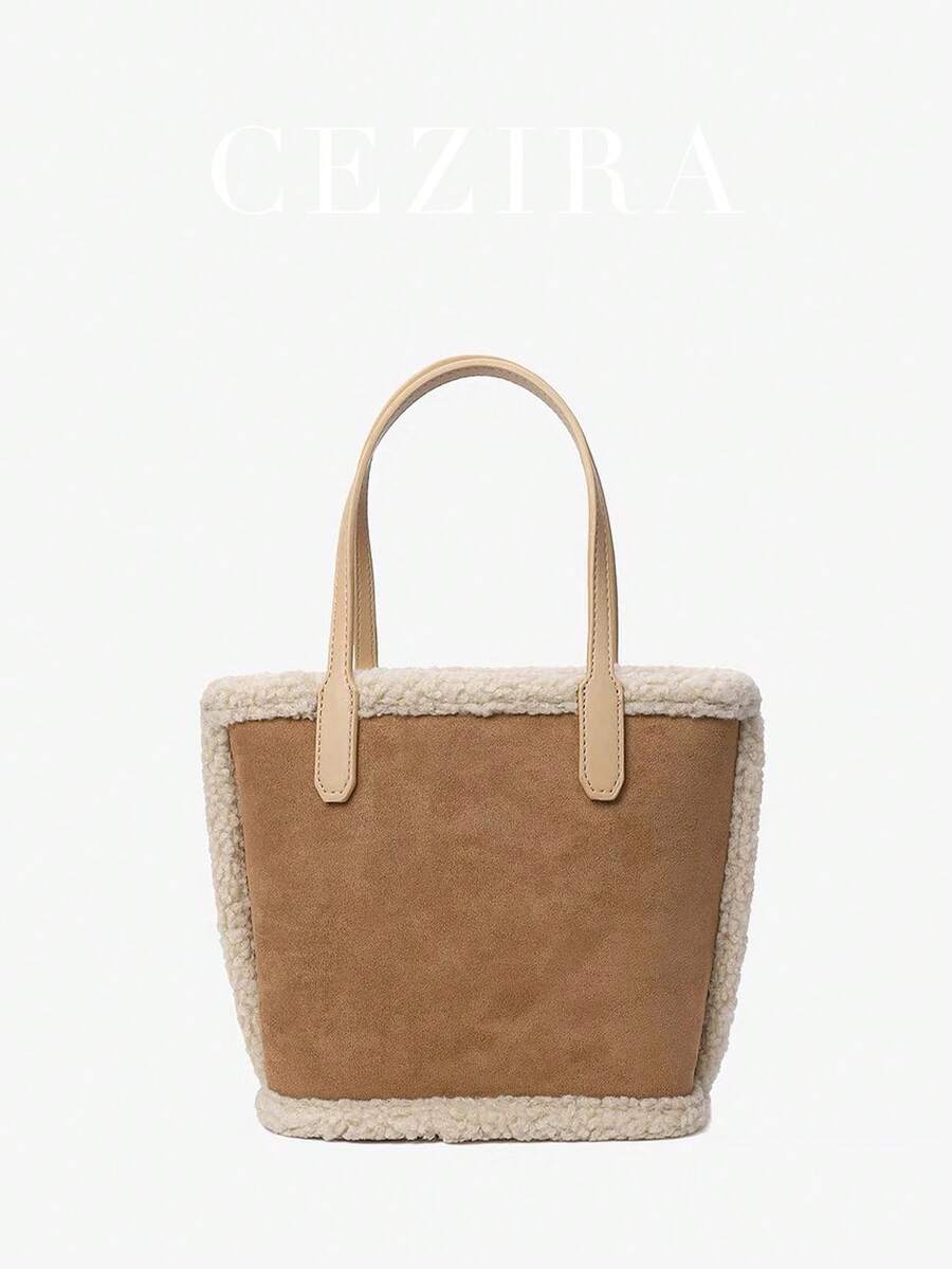 CEZIRA Small Portable Cute Tote For Women, Teen Girls, College Students