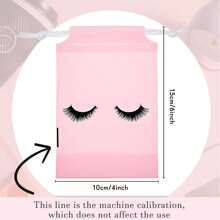 10/20/50 Stück wiederverwendbare Luxus Wimpern Aufbewahrungstaschen - Kosmetiktaschen mit Kordelzug, reisegrößen, wasserdicht, Make-up Organizer, Kulturtasche für Frauen - perfekt für Make-up Utensilien und Accessoires